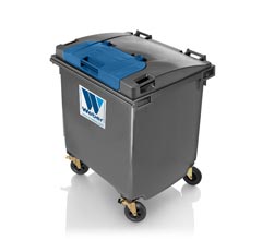 Мусорный бак 1100 л, с плоской крышкой LiL