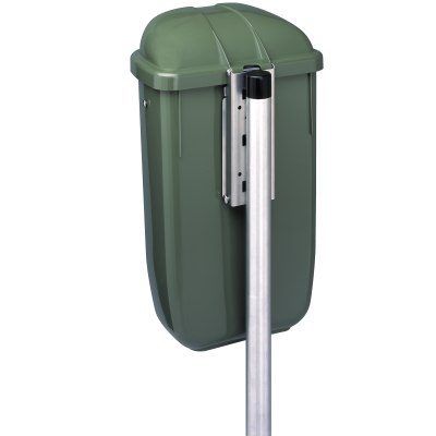 урны для мусора 50 л монтажная пластина