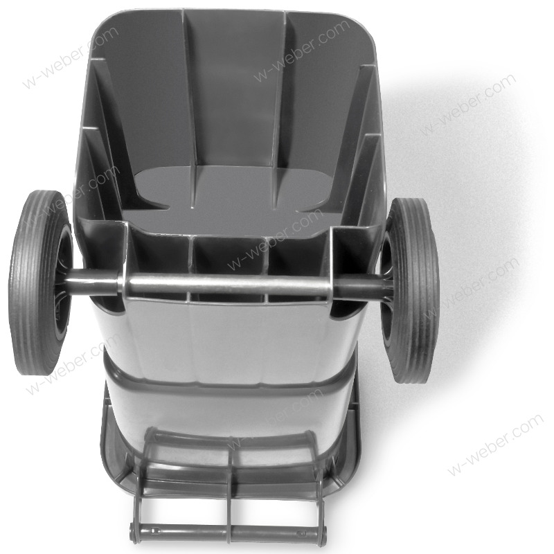 Изображения оси/полого основания мусорных баков 60 литров