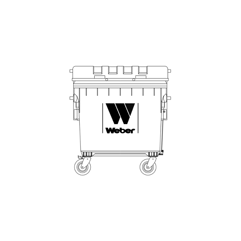 Изображения запасных частей мусорных баков 1100 л rl