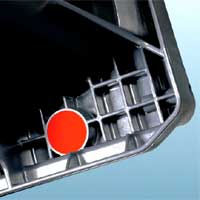 мусорные контейнеры 140 л Гнездо для чипа / Транспондер